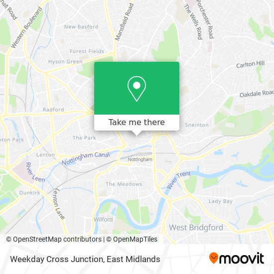 Weekday Cross Junction map