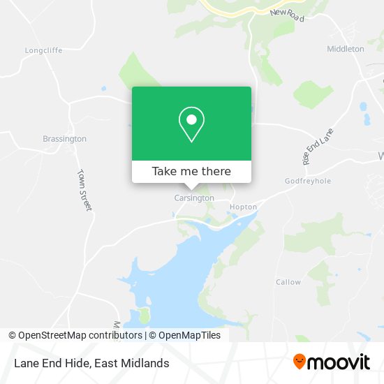 Lane End Hide map