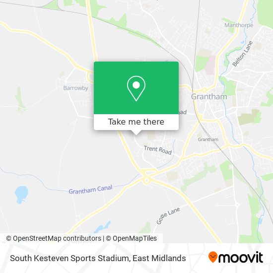 South Kesteven Sports Stadium map