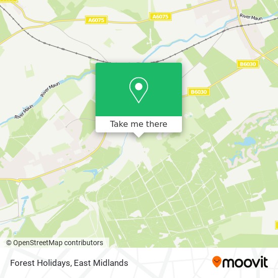 Forest Holidays map