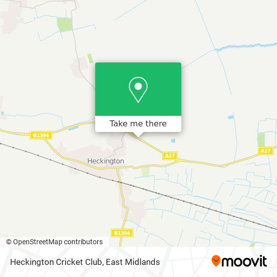 Heckington Cricket Club map