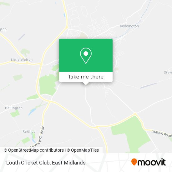 Louth Cricket Club map
