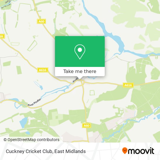 Cuckney Cricket Club map