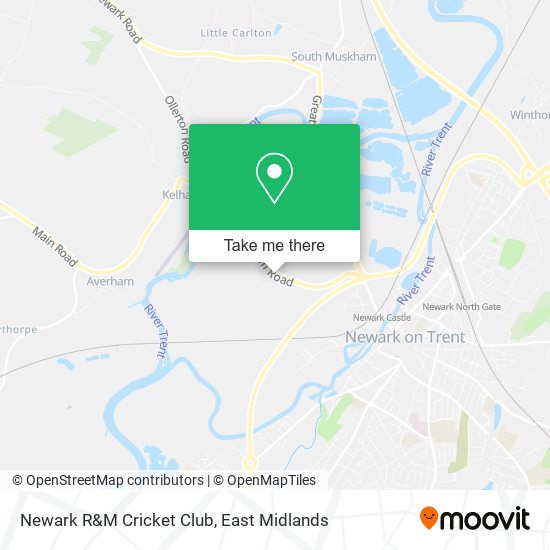 Newark R&M Cricket Club map