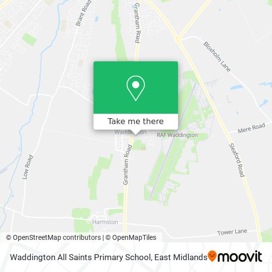 Waddington All Saints Primary School map
