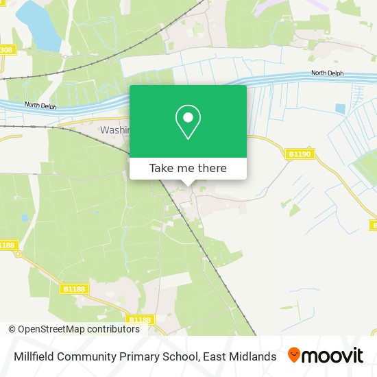 Millfield Community Primary School map