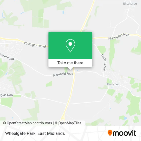 Wheelgate Map How to Get to Wheelgate Park in Newark And Sherwood by Bus?