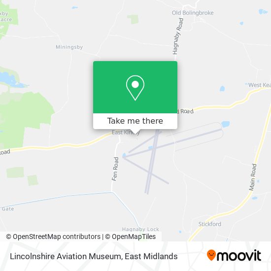 Lincolnshire Aviation Museum map