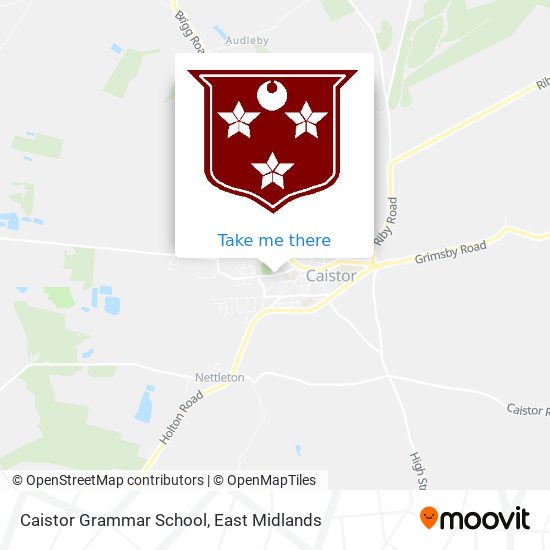 Caistor Grammar School map