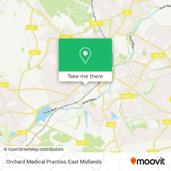 Orchard Medical Practise map
