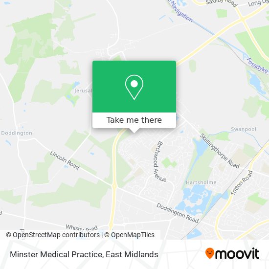 Minster Medical Practice map