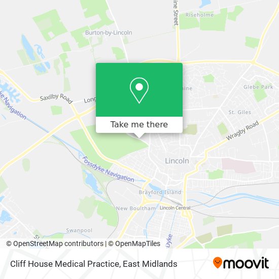 Cliff House Medical Practice map
