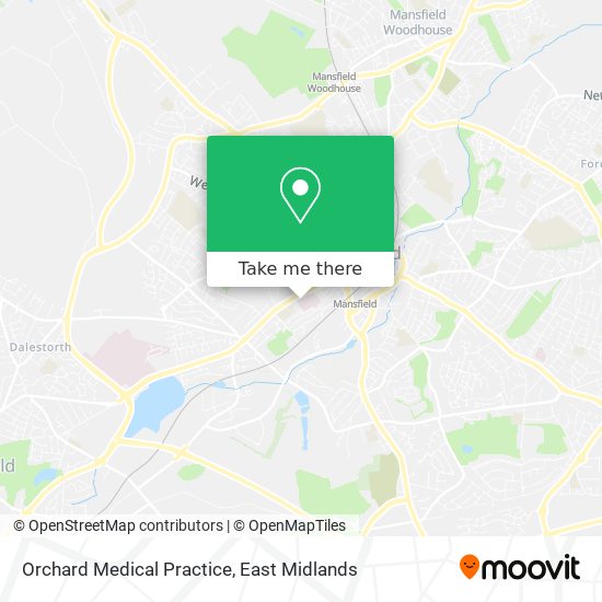 Orchard Medical Practice map