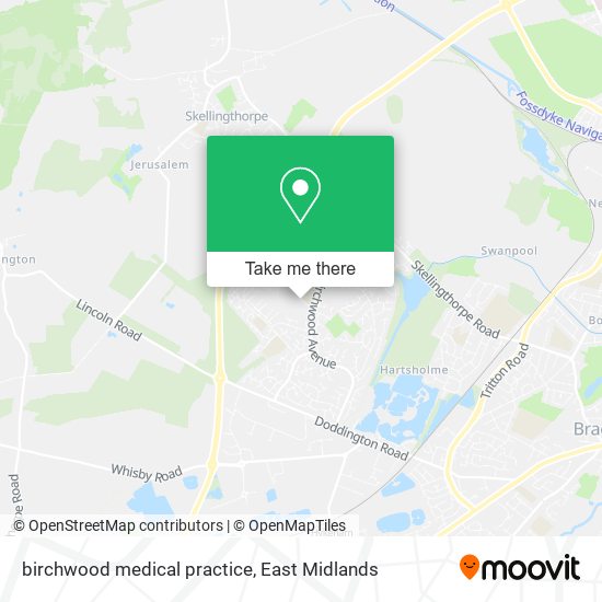 birchwood medical practice map