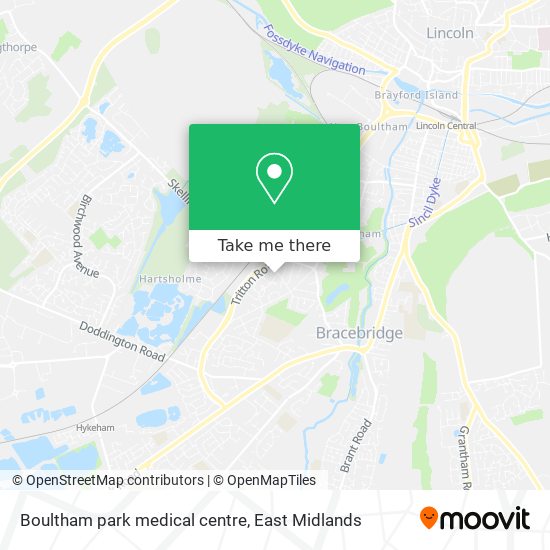 Boultham park medical centre map