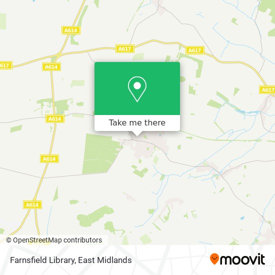Farnsfield Library map