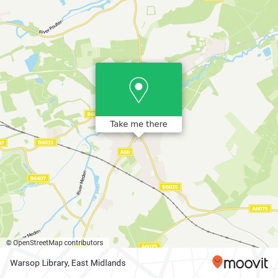 Warsop Library map