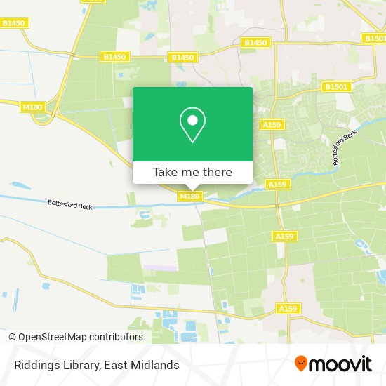 Riddings Library map