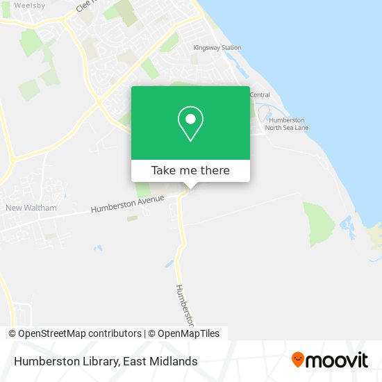 Humberston Library map