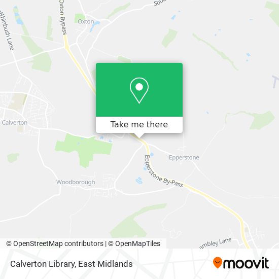 Calverton Library map