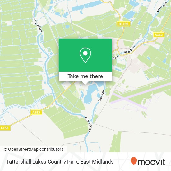Tattershall Lakes Country Park map