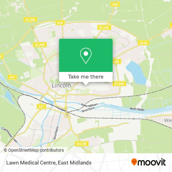 Lawn Medical Centre map