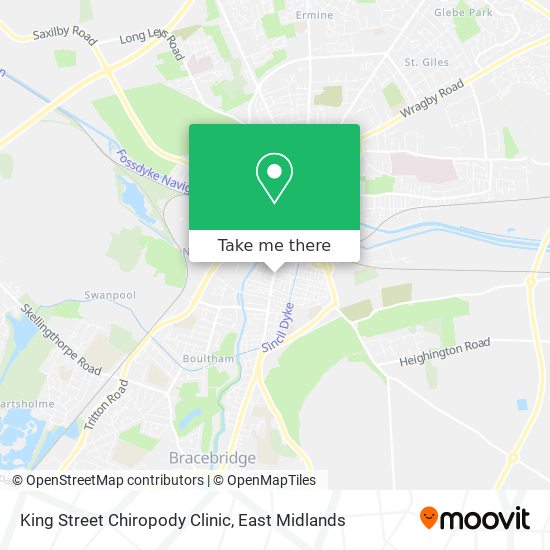 King Street Chiropody Clinic map