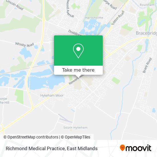 Richmond Medical Practice map