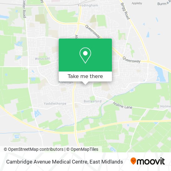 Cambridge Avenue Medical Centre map