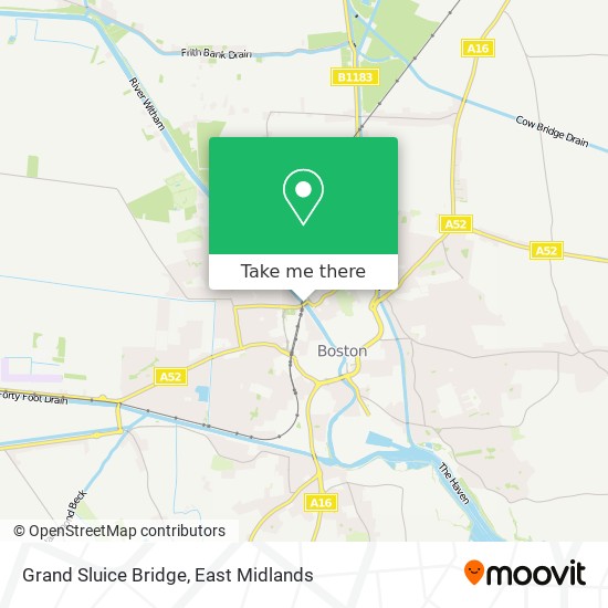 Grand Sluice Bridge map