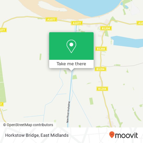Horkstow Bridge map
