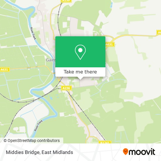 Middies Bridge map