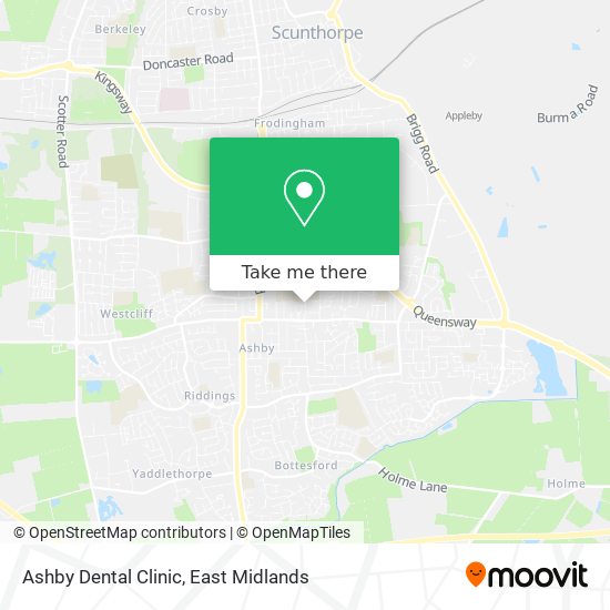 Ashby Dental Clinic map