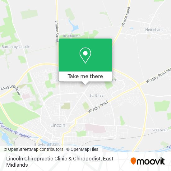 Lincoln Chiropractic Clinic & Chiropodist map