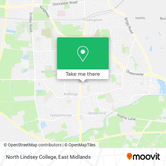 North Lindsey College map