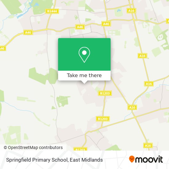 Springfield Primary School map