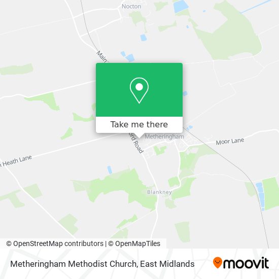 Metheringham Methodist Church map