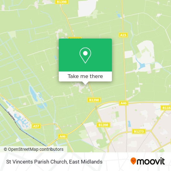 St Vincents Parish Church map