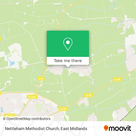 Nettleham Methodist Church map