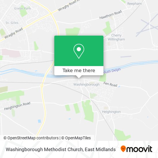 Washingborough Methodist Church map