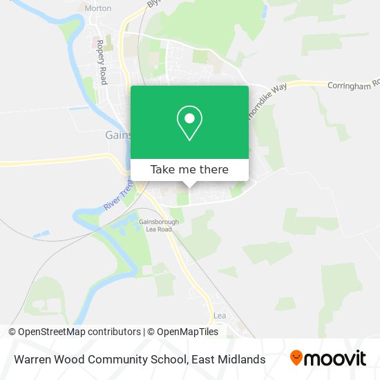 Warren Wood Community School map
