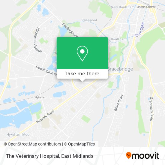 The Veterinary Hospital map