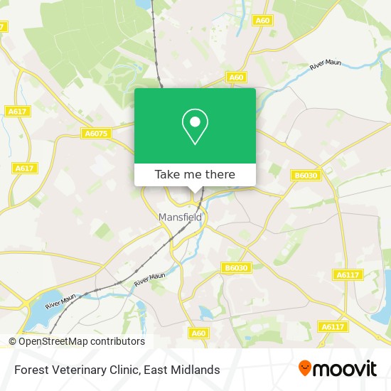 Forest Veterinary Clinic map