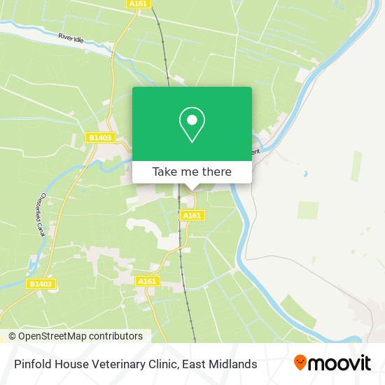 Pinfold House Veterinary Clinic map