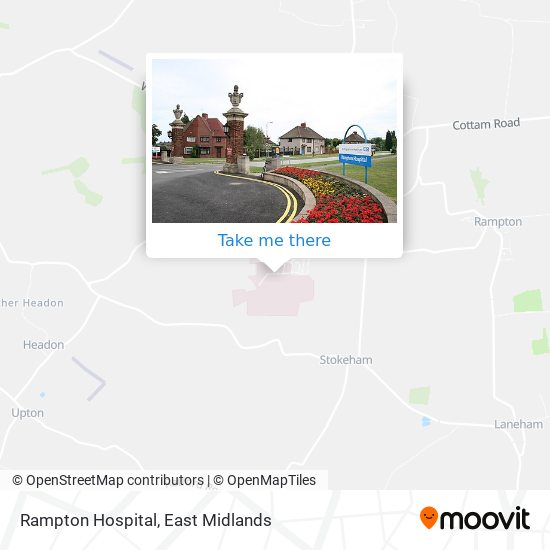 Rampton Hospital map