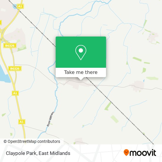 Claypole Park map