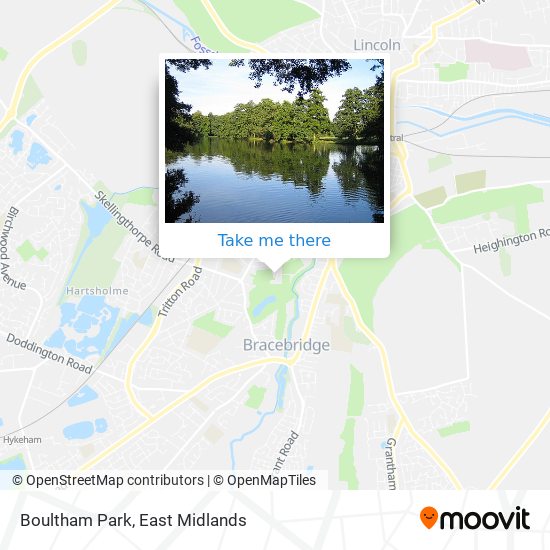 Boultham Park map