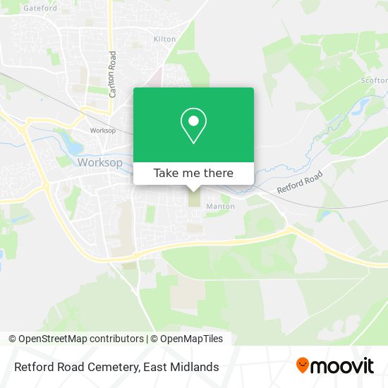 Retford Road Cemetery map