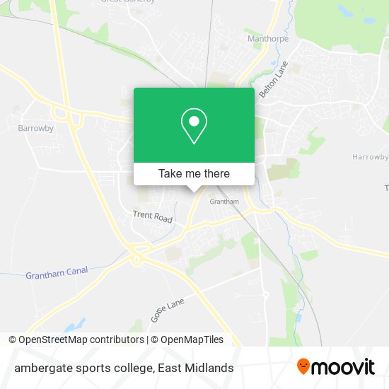 ambergate sports college map