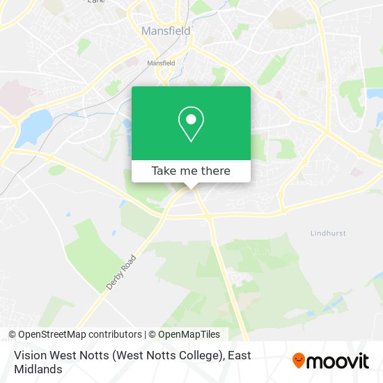 Vision West Notts (West Notts College) map